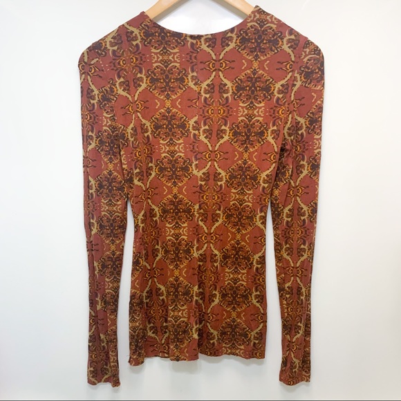 Free People Mai Tai Boho Lace-Up Top, Size S - Picture 7 of 7